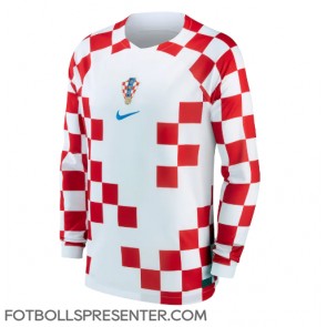 Kroatien Hemma Matchtröja VM 2022 Långärmad